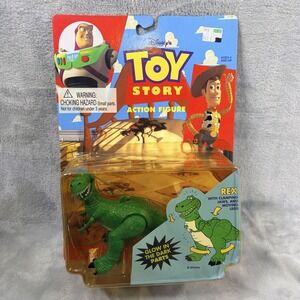 Disney Pixar Toy Story REX Glow In The Dark Figure Thinkway Toys